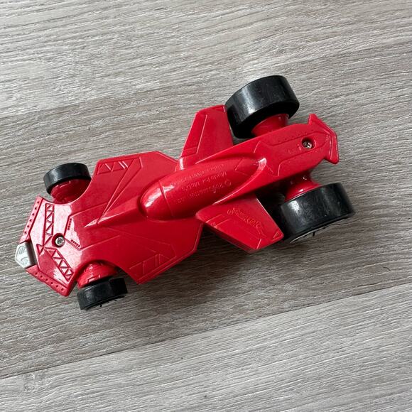 Hot Wheels 2010 McDonald's Mattel Red Car Battle Force 5 - Picture 4 of 9